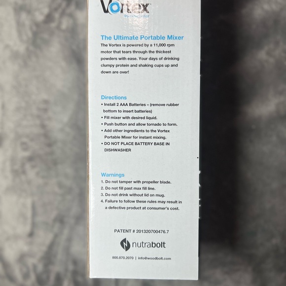 Vortex Portable Mixer - Picture 4 of 4